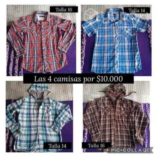 Camisas (lote) tallas 14 y 16
