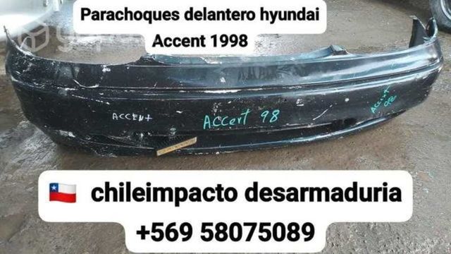 Para choque delantero Hyundai accent año 98
