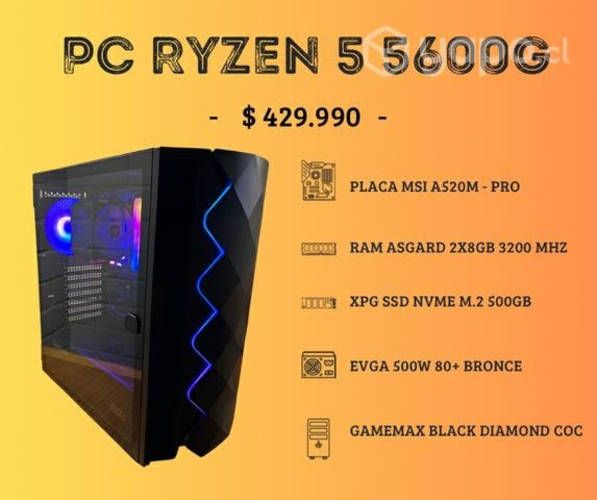PC Ryzen 5 5600g