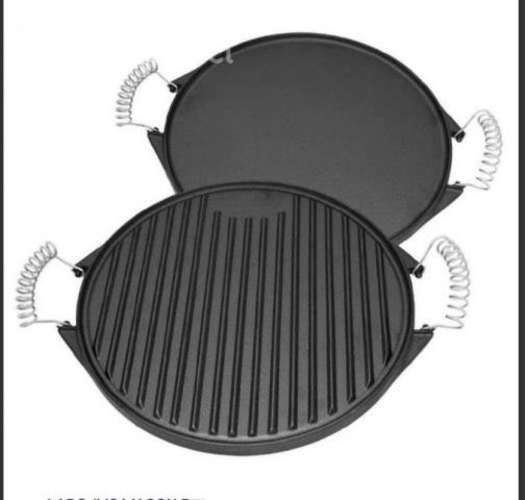 Plancha churrasquera fierro fundido redonda ø25 cm