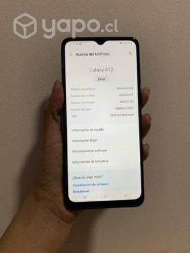 Teléfono Samsung A12