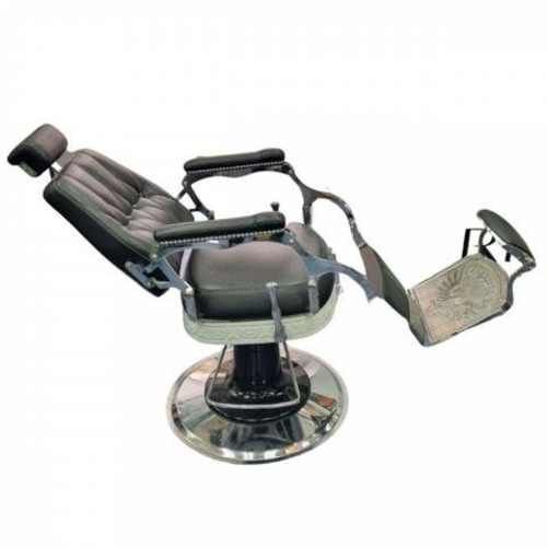 Silla de barberia con reposa pies reclinable