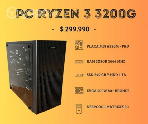 PC Ryzen 3 3200g