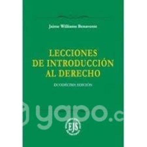 Lecciones de Introducción al Derecho - Jaime Willi