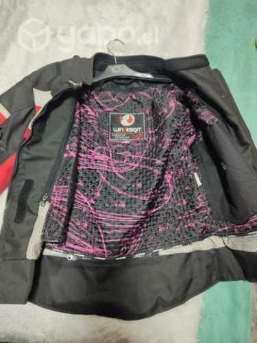 Chaqueta moto Mujer