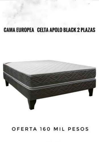 Cama 2 plazas nueva Apolo Black a domicilio