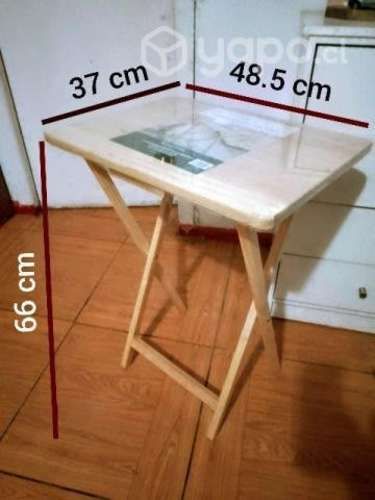 Mesas plegables de madera