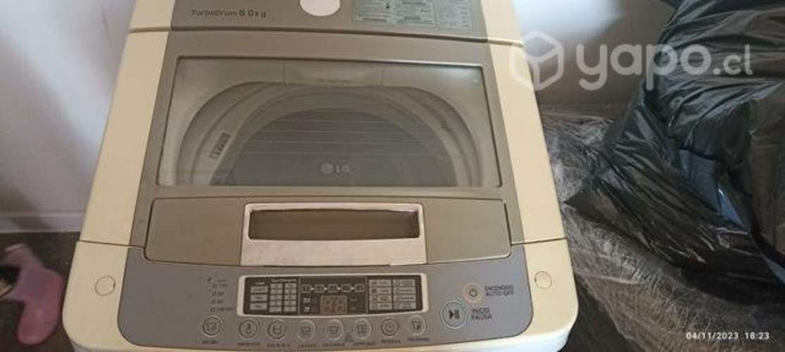Lavadora LG 8 kilos automática
