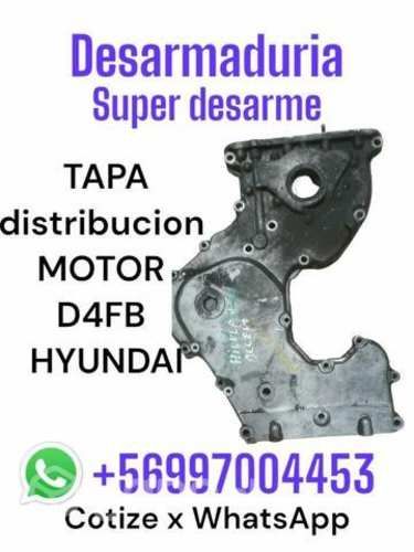 Tapa distribución motor D4FB HYUNDAI