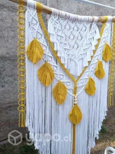 Mural de macrame