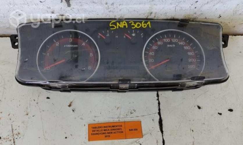 Tablero Instrumentos Detalle Ssangyong Actyon 2019