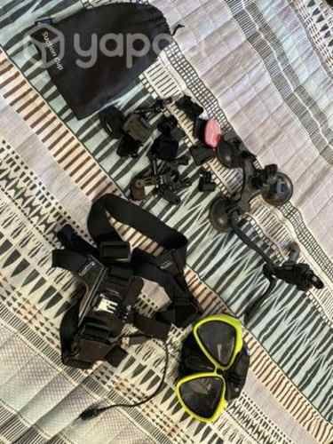GOPRO 8 y accesorios con estuche