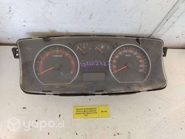 Tablero Instrumen Detalle Ssangyong Actyon 2017