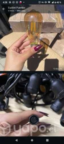 Guirnalda Impermeable 10 Metros + 20 Ampolletas Vi