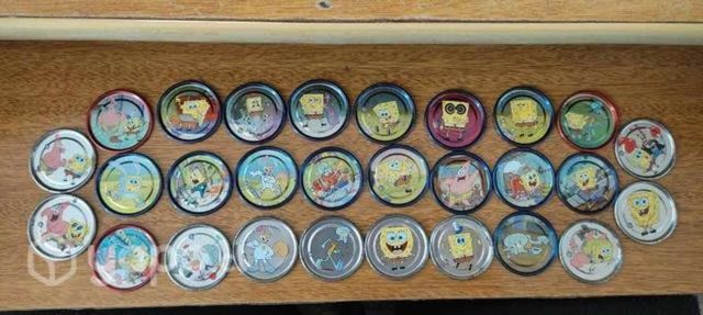 Tazos metálicos Bob Esponja