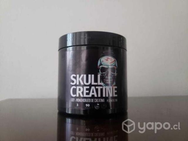 100% Monohidrato de Creatina 270g - SkullCreatine