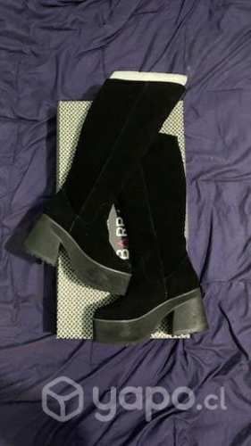 Bucaneras botas negras un uso oferta