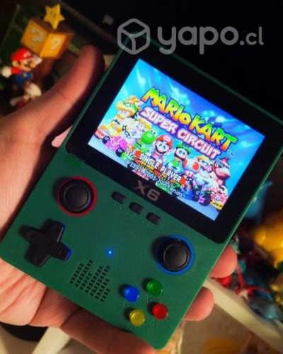 Consola multijuegos X6 portátil metros de Maipú