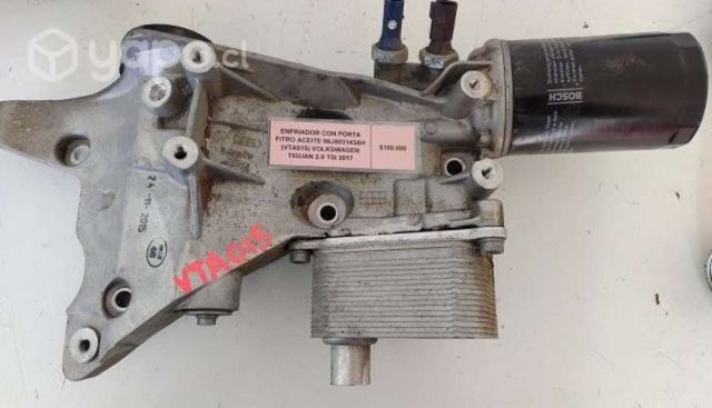 Enfriador Con Porta Filtro Aceite VW Tiguan TSI