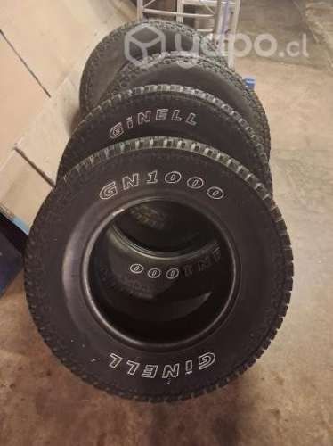 4 neumaticos 235/75/r15 impecables