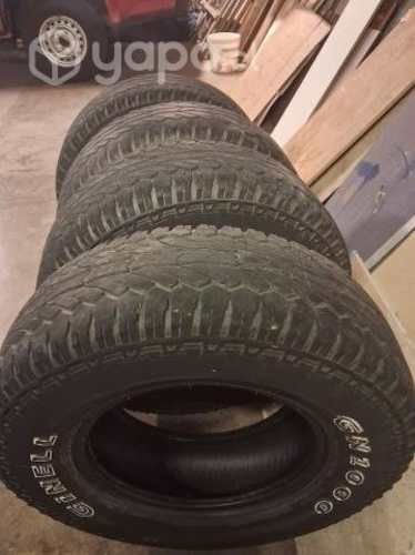 4 neumaticos 235/75/r15 impecables