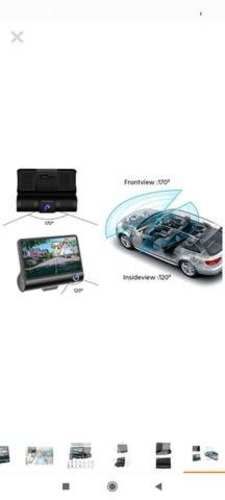 Cámara Para Auto 3 En 1 Frontal Trasera Y Tablero