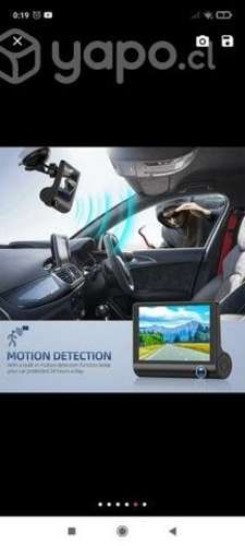 Cámara Para Auto 3 En 1 Frontal Trasera Y Tablero