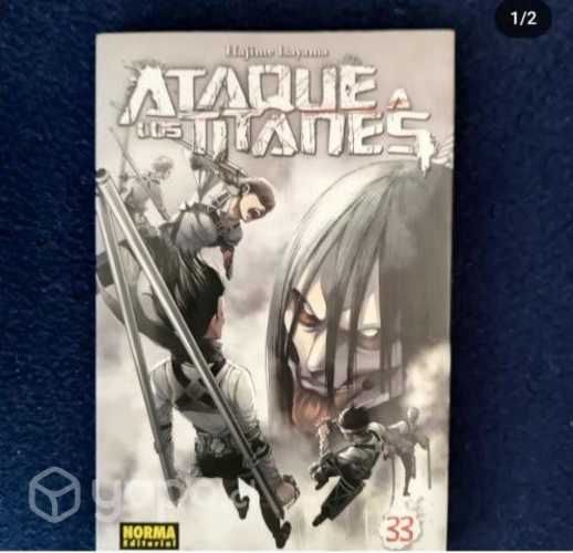 Manga Nº 33 Nuevo. Ataque de los Titanes