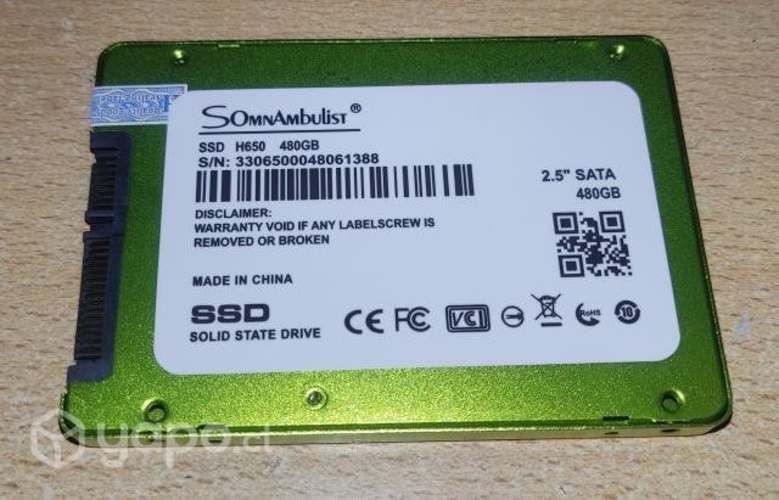 Disco Duro SSD Somnambulist 480GB