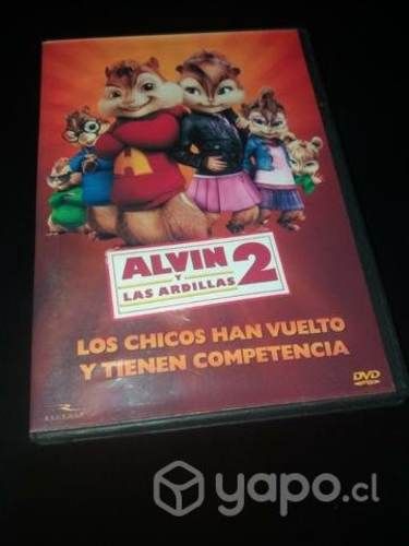 Película infantil Alvin y las ardillas 2 dvd
