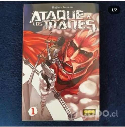 Manga Nº 1 Nuevo. Ataque de los Titanes