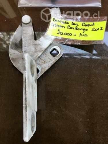 Bisagra derecha capot Peugeot Partner 2007 al 2012