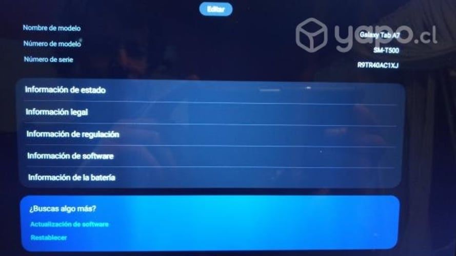 Tablet Samsung Galaxy Tab A7