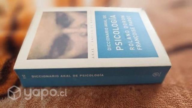 Libro Diccionario de psicología
