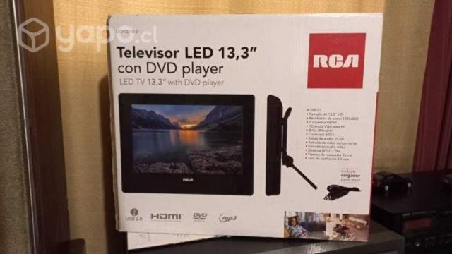 Televisor LED 13,3&quot; con DVD player