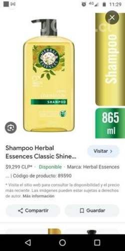 Shampoo herbal essences por encargo
