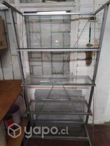 Repisa aluminio-vidrios