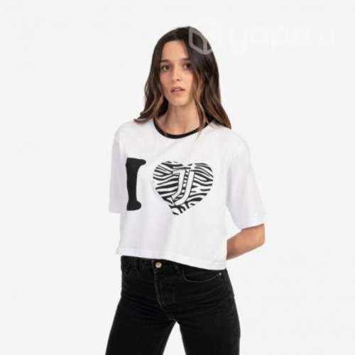 Polera Mujer Juventus I Love J C/ Logo