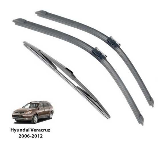 Set Plumillas x3 Limpiaparabrisas Hyundai Veracruz
