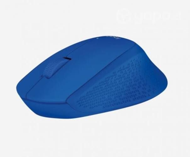 Mouse Wireless Logitech M280, colores azul y rojo