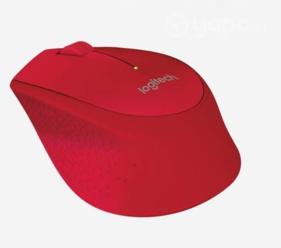 Mouse Wireless Logitech M280, colores azul y rojo