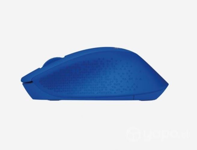 Mouse Wireless Logitech M280, colores azul y rojo