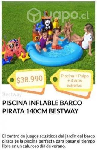 Piscina inflabe pirata