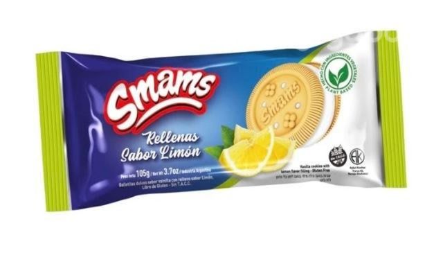 Galleta smams relleno limon