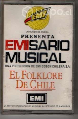 Cassette Emisario Musical El folcklore de Chile