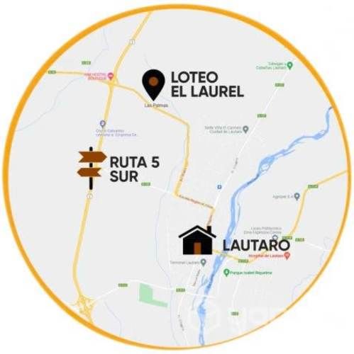 Parcela Parcelas Lautaro Araucania, 5000 m2