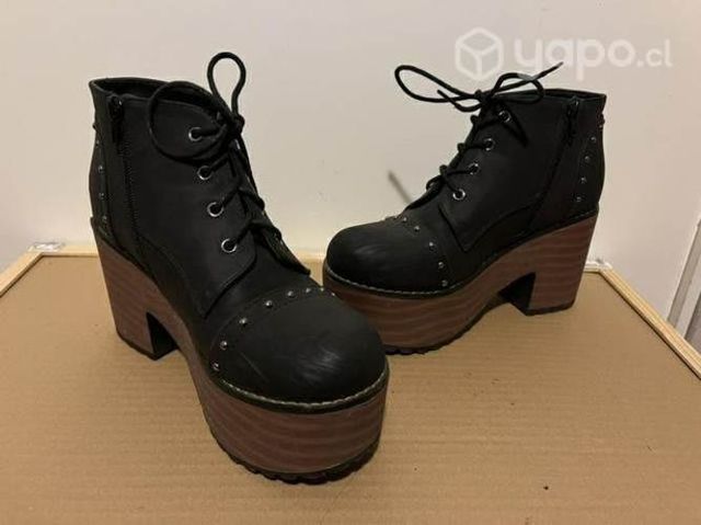 Botines con plataforma Todopiel