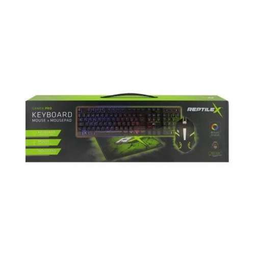 Kit gamer teclado+mouse+mouse pad