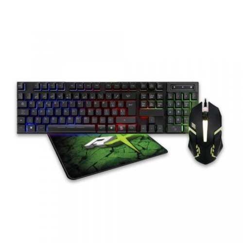Kit gamer teclado+mouse+mouse pad