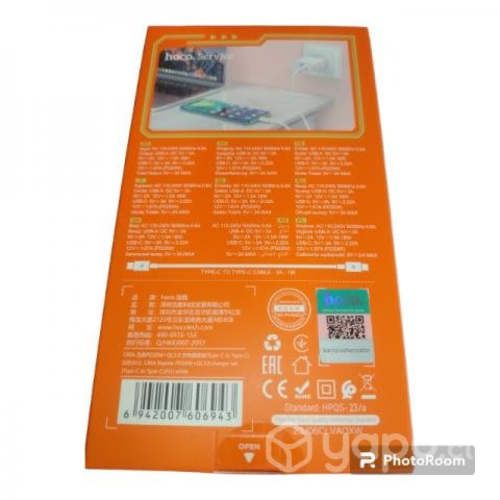 Cargador tipo c 20W carga rápida